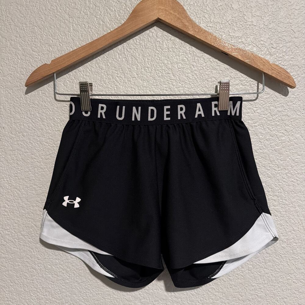 Under Armour Shorts Pull On Athletic Running Workout Gym Inseam 3" Loose Sz XXS